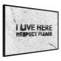 I Live Here, Respect Please [Poster]