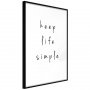 Keep Life Simple [Poster]