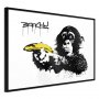 Banksy: Monkey with Banana [Poster]