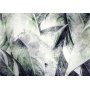 Fototapetti - Eclectic jungle - plant motif with exotic leaves with texture