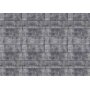 Fototapetti - Grey fortress - background with regular rectangles with concrete texture