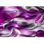 Fototapetti - Abstract rough sea - composition with illusion of purple waves