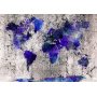 Fototapetti - World Map: Ink Blots