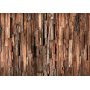 Fototapetti - Wooden Curtain (Brown)