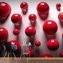 Fototapetti - Red Balls
