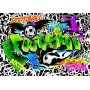 Fototapetti - Football Graffiti