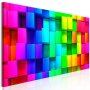 Taulu - Colourful Cubes (1 Part) Narrow