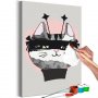 DIY kangas maalaus - The Cat Burglar