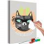 DIY kangas maalaus - Half Cat, Half Rabbit