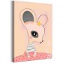DIY kangas maalaus - Ashamed Mouse