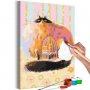 DIY kangas maalaus - Fat Cat