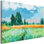 DIY kangas maalaus - Claude Monet: The Wheat Field