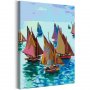 DIY kangas maalaus - Claude Monet: Fishing Boats