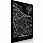 Taulu - Dark Map of Amsterdam (1 Part) Vertical