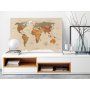 Taulu - World Map: Beige Chic