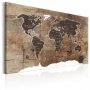 Taulu - World Map: Wooden Mosaic