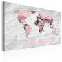 Taulu - World Map: Pink Continents