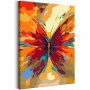 DIY kangas maalaus - Multicolored Butterfly