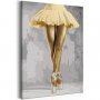 DIY kangas maalaus - Yellow Ballerina