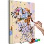 DIY kangas maalaus - Hydrangea Girl