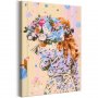 DIY kangas maalaus - Hydrangea Girl