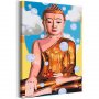 DIY kangas maalaus - Levitating Buddha