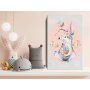 DIY kangas maalaus - Colourful Rabbit