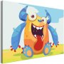 DIY kangas maalaus - Cute Monster