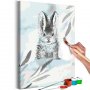 DIY kangas maalaus - Sweet Rabbit