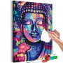 DIY kangas maalaus - Buddhas Crazy Colors