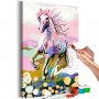 DIY kangas maalaus - Fairytale Horse