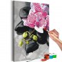DIY kangas maalaus - Pink Orchid