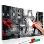 DIY kangas maalaus - From Paris With Love