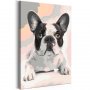 DIY kangas maalaus - French Bulldog