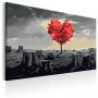 DIY kangas maalaus - Heart-Shaped Tree