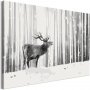DIY kangas maalaus - Deer in the Snow
