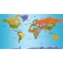 Fototapetti - World Map: Colourful Geography II