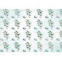 Fototapetti - Mint nature - uniform pattern in floral motif with green leaves