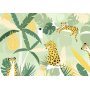 Fototapetti - Cheetahs in the jungle - landscape with animals in the tropics for children