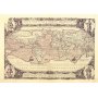 Fototapetti - Retro style world map - outline of continents with inscriptions in Latin