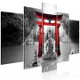 Taulu - Buddha Smile (5 Parts) Wide Red