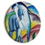 Pyöreä taulu - Blue Horse (Franz Marc)