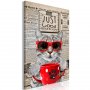 Taulu - Cat With Coffee (1 Part) Vertical