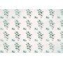 Fototapetti - Mint green nature - solid floral pattern with green leaves