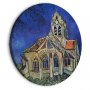 Pyöreä taulu - The Church at Auvers (Vincent van Gogh)