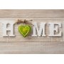 Itseliimautuvat fototapetit - Home Heart (Green)