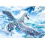 Itseliimautuvat fototapetit - Pegasus (Blue)