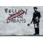 Itseliimautuvat fototapetit - Dreams Cancelled (Banksy)