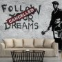 Itseliimautuvat fototapetit - Dreams Cancelled (Banksy)