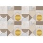 Itseliimautuvat fototapetit - Beige and Gold Geometric Pattern